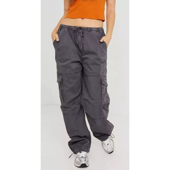 Garage 5GK 222 43 Women's Sz XS Forged Iron Gray Tanner Tie Up Cargo Pants - Picture 10 of 12